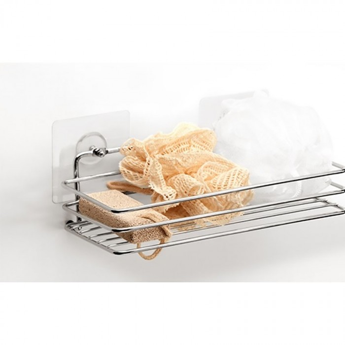 Στήριγμα στερέωσης με σπείρωμα Αυτοκόλλητο Επαναχρησιμοποιήσιμο Stick & Go Inofix 1294-0  80x80x15mm.