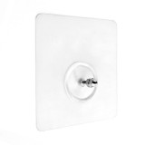 Στήριγμα στερέωσης με σπείρωμα Αυτοκόλλητο Επαναχρησιμοποιήσιμο Stick & Go Inofix 1294-0  80x80x15mm.