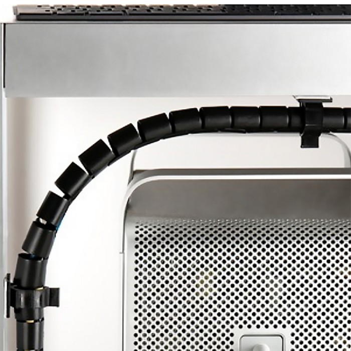 Ευέλικτος Σπιράλ Σωλήνας ( 3m x20mm) Inofix Μαύρο 7003-3