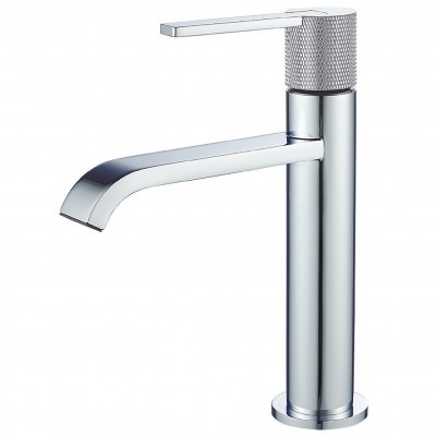 Μπαταρία μπάνιου νιπτήρα ψηλή 20 cm Interflex Χρώμιο 087426 Hermes