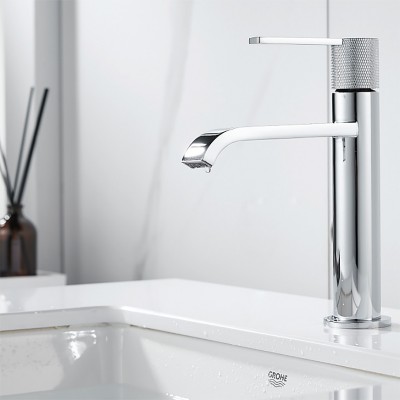 Μπαταρία μπάνιου νιπτήρα ψηλή 20 cm Interflex Χρώμιο 087426 Hermes