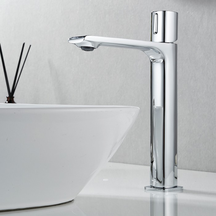 Μπαταρία μπάνιου νιπτήρα ψηλή 29cm Interflex Χρώμιο 087477 Astra