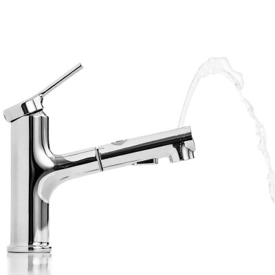 Μπαταρία νιπτήρα με αποσπώμενο ντους, διπλής ροής Interflex 087494