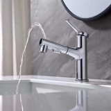 Μπαταρία νιπτήρα με αποσπώμενο ντους, διπλής ροής Interflex 087494