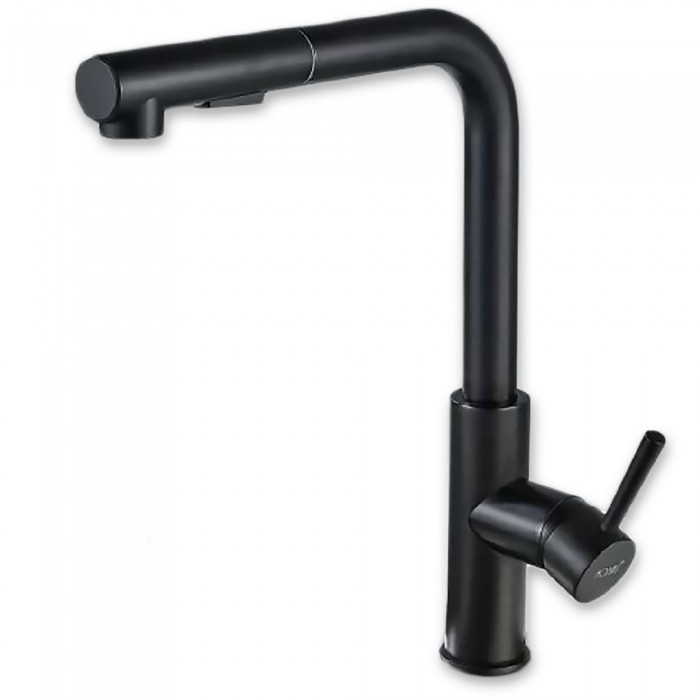 Μπαταρία νεροχύτη Interflex 087538 σειρά Vogue Μαύρη