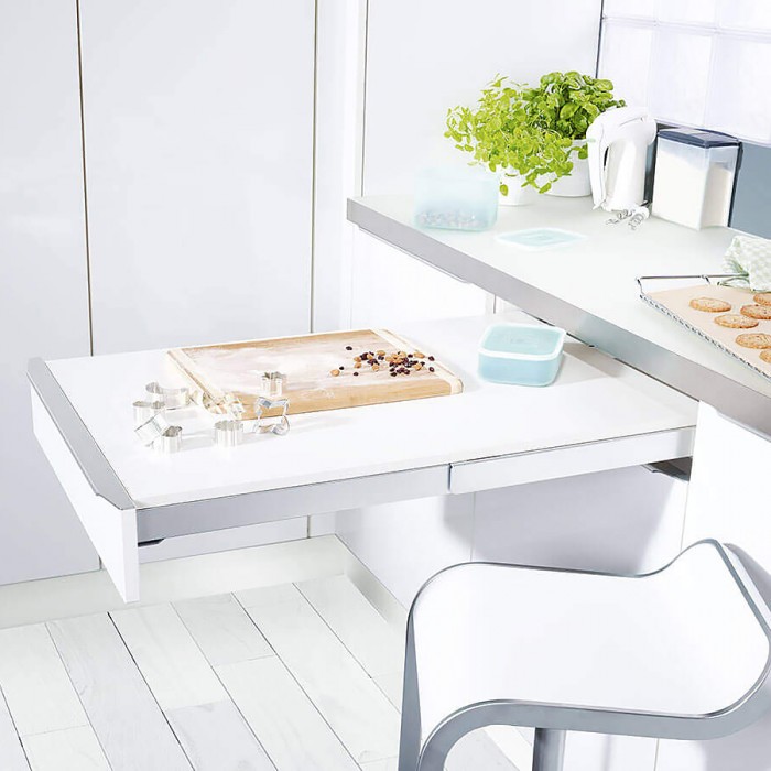 Μεταλλικός Μηχανισμός Τραπεζιού κουζίνας Kessebohmer Top Flex 005236 με Σπαστή Μετόπη 50cm βάθος και για έως 90cm Πλάτος