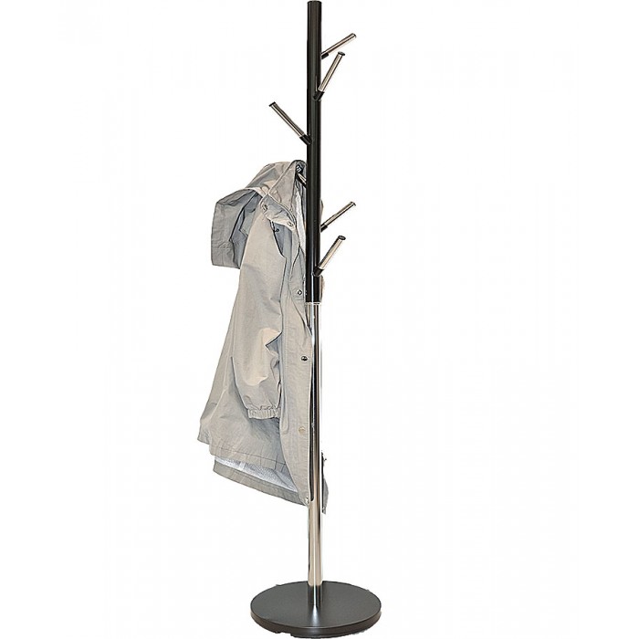 Καλόγερος Ρούχων σε Χρώμιο-Μαύρο