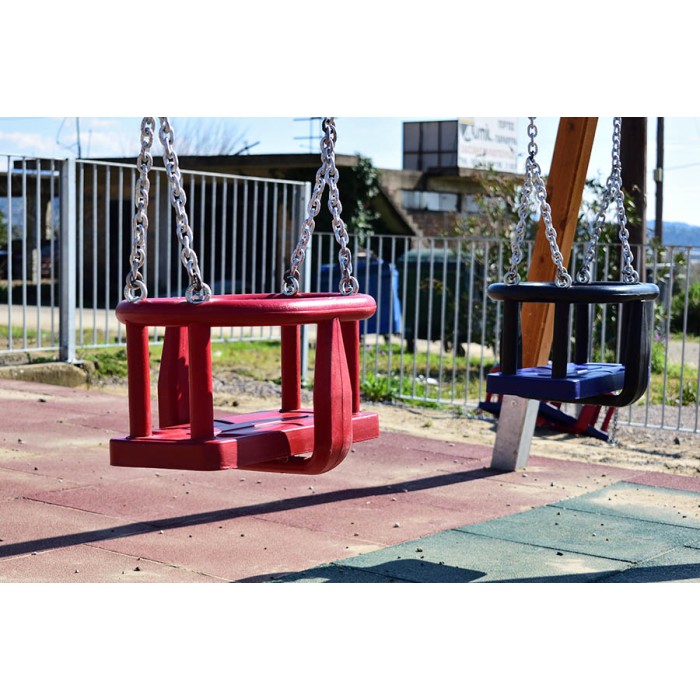 Κουζινέτο κούνιας για οριζόντιο επίπεδο 13cm x 5cm απο Θερμογαλβανισμένο χάλυβα βαρέως τύπου.