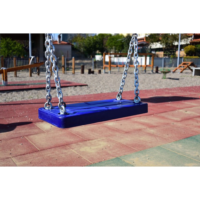 Κούνια (κάθισμα) Παίδων για μεταλλικές ή ξύλινες κούνιες με πιστοποίηση ΕΝ1176 σε χρώμα Μπλέ