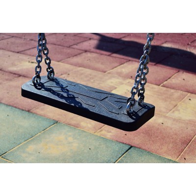 Κούνια (κάθισμα) Παίδων για μεταλλικές ή ξύλινες κούνιες με πιστοποίηση ΕΝ1176 σε χρώμα Μαύρο