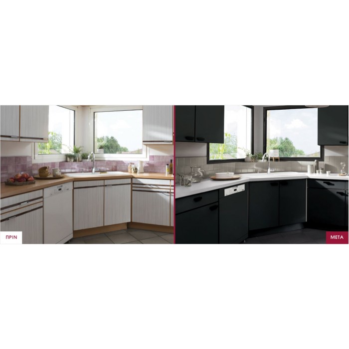 Χρώμα Νερού Ανακαίνισης Κουζίνας V33 RENOVATION PERFECTION KITCHEN 0,75LT Red Σε Σατινέ Φινίρισμα