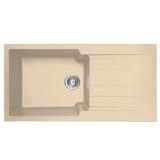 Νεροχύτης Συνθετικός Duralit KS105-500 (100x50) Beige Ένθετος Germany