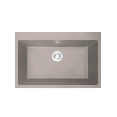 Νεροχύτης Συνθετικός Duralit KZ075-450 (76x50) Concrete Ένθετος