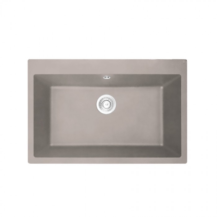 Νεροχύτης Συνθετικός Duralit KZ075-450 (76x50) Concrete Ένθετος