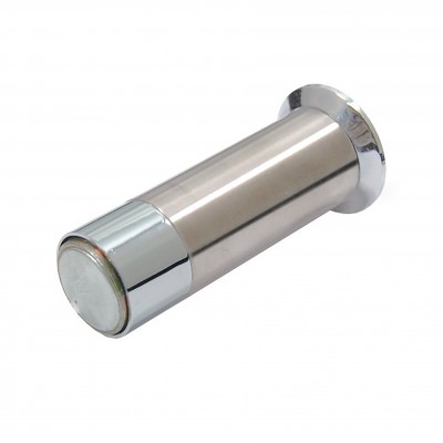 Μαγνητικό στοπ τοίχου ορειχάλκινο ματ νίκελ 065-8040 40mm Metalor