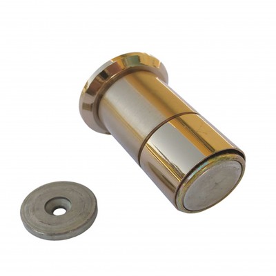 Μαγνητικό στοπ τοίχου ορειχάλκινο ματ όρο 065-C040 40mm Metalor