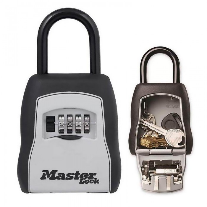 Κλειδοθήκη-Λουκέτο με Συνδυασμό 4 ψηφίων Select Access MasterLock 5400EURD Μαύρο/Ασημί 15,7 x 9 x 4cm 540000112