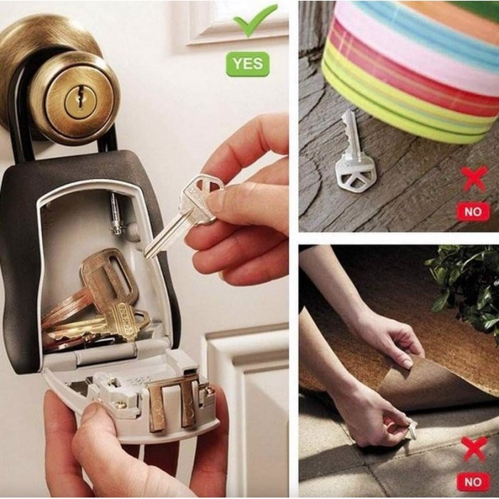 Κλειδοθήκη-Λουκέτο με Συνδυασμό 4 ψηφίων Select Access MasterLock 5400EURD Μαύρο/Ασημί 15,7 x 9 x 4cm 540000112