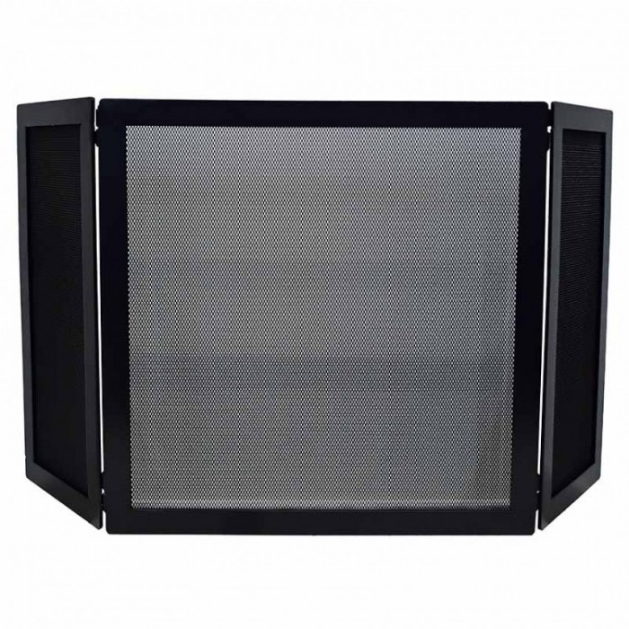 Μεταλλική Κάλυψη τζακιού 600 σε Χρώμα Μαύρο 50x22x50x22