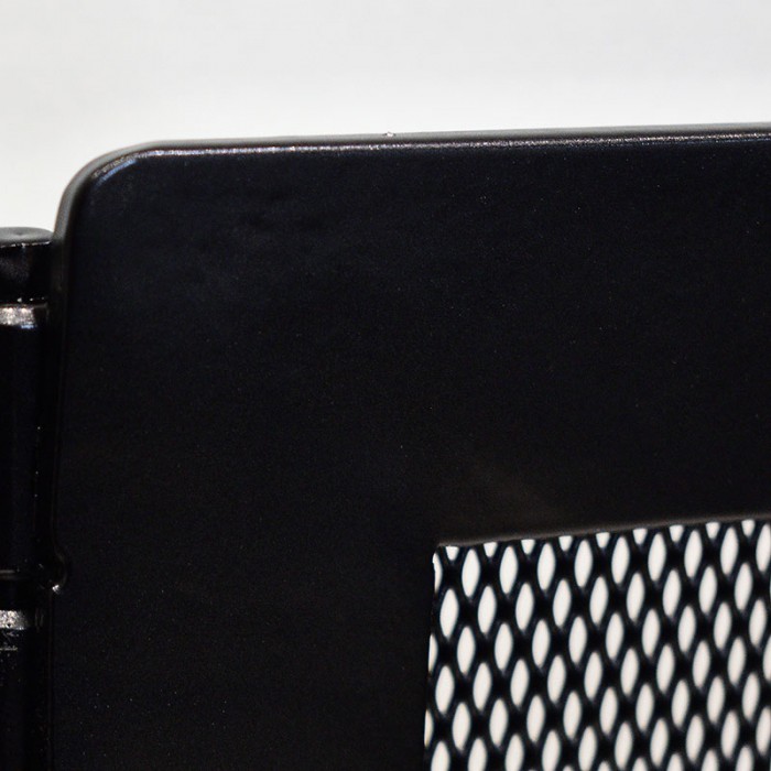 Μεταλλική Κάλυψη τζακιού 600 σε Χρώμα Μαύρο 50x22x50x22