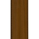 Μονόφυλλη πτυσσόμενη πόρτα πλαστική Zitaflex Χρώμα Ξύλου καρυδιά 12 χωρίς τζαμάκι