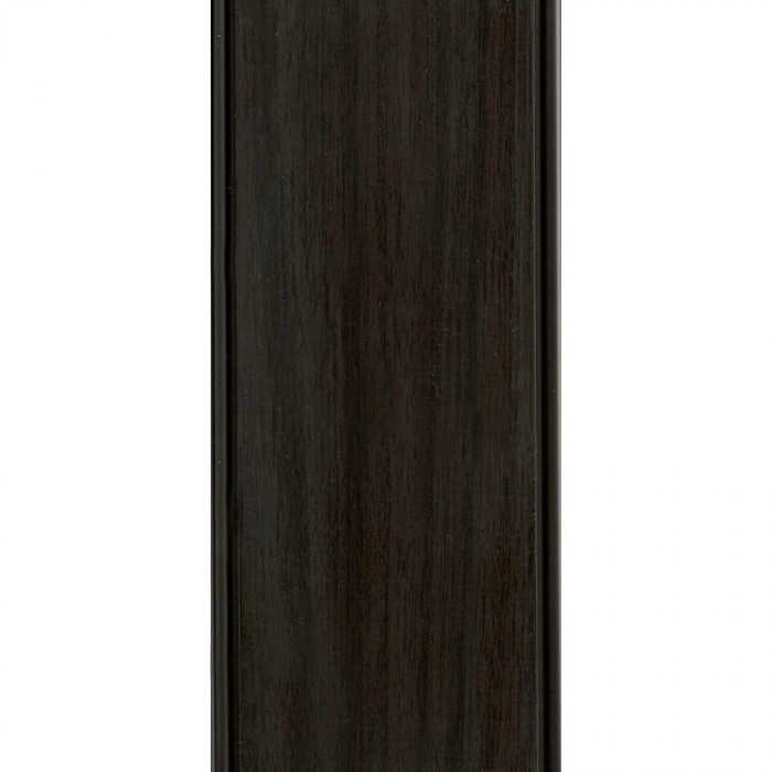 Μονόφυλλη πτυσσόμενη πόρτα πλαστική Zitaflex Χρώμα Ξύλου Μαύρο Δρύς 18 χωρίς τζαμάκι