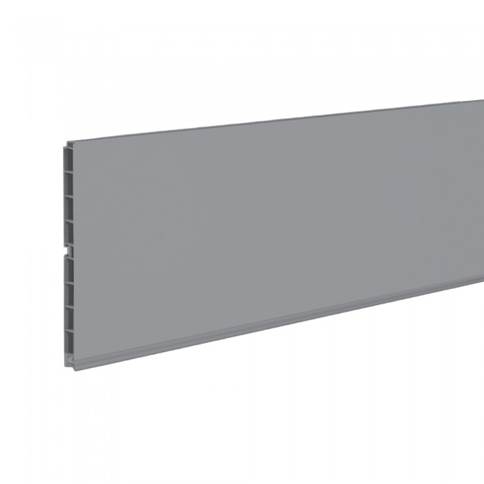 Πλαστική Μπάζα κουζίνας Opes Ύψους 10cm σε Βέργα 4m σε Χρώμα Ανθρακί