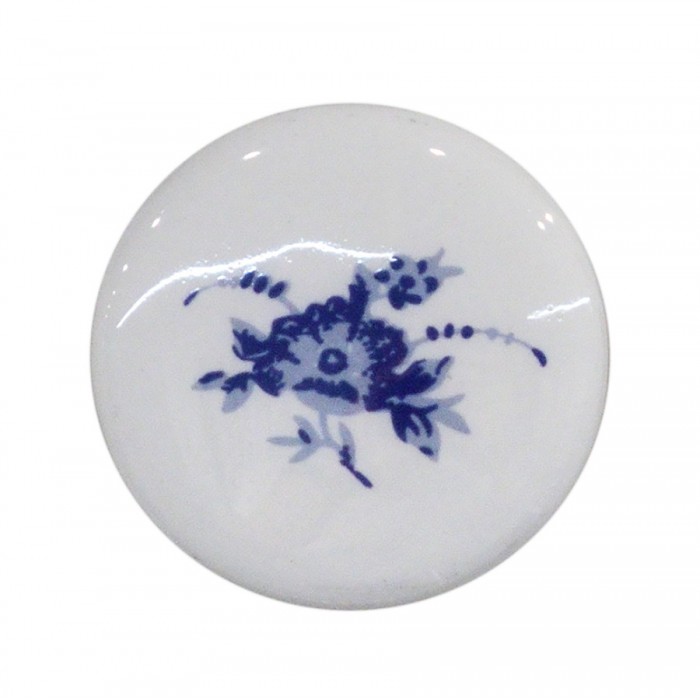 Πόμολα επίπλων 3015 Μπλέ Κασσίτερος  31x27mm 