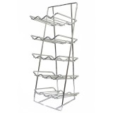Μεταλλική Κρεμαστή Μπουκαλοθήκη με 5 ράφια (3 μπουκάλια στο καθένα) 26 x 65cm No65