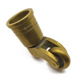 Ρόδα επίπλου Μεταλλική σε Μπρούτζο V3113 5,8cm Ύψος