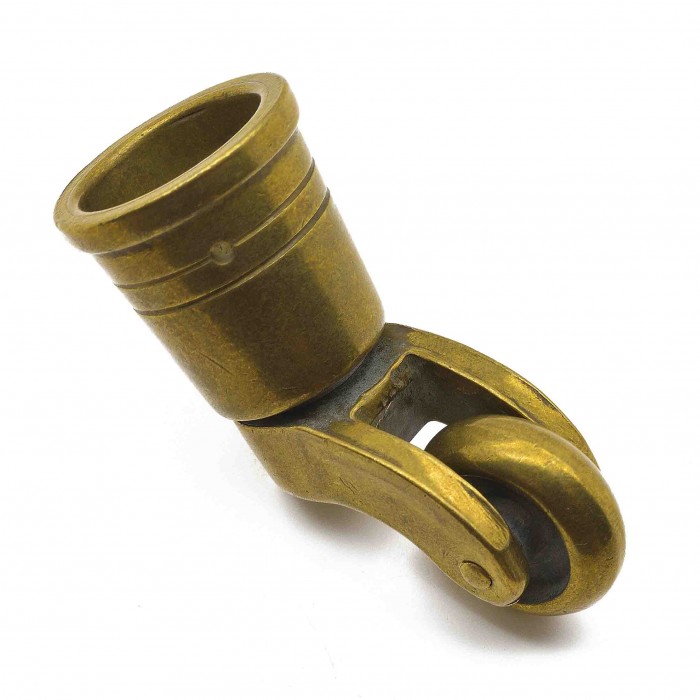 Ρόδα επίπλου Μεταλλική σε Μπρούτζο V3113 5,8cm Ύψος