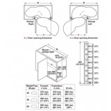 Μηχανισμός κουζίνας για τυφλό ντουλάπι φασόλι Kessebohmer Lemans II  για Πόρτα 60εκ Δεξί άνοιγμα με Φρένο σε Χρώμα Ανθρακί