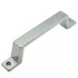 Λαβή Αλουμινίου 140mm με Δύο Τρύπες σε Χρώμιο Ματ Χρώμα