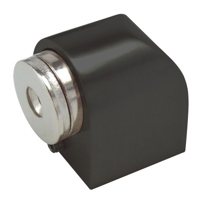 Μαγνητικό Στοπ Πόρτας 102-07 με έξτρα ενισχυμένο μαγνήτη PERFECT (ΜΑΥΡΟ) 