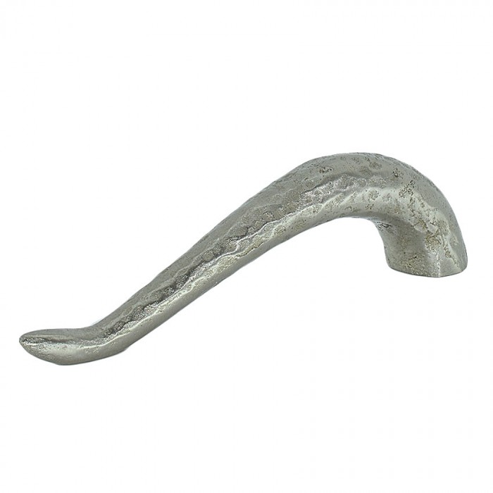 Λαβίτσα Επίπλου Σφυρήλατη Νίκελ Ματ με κέντρα 9,6cm σειρά 234