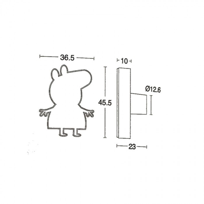 Παιδικό Πομολάκι Επίπλου Peppa το Γουρουνάκι conset c849-p16