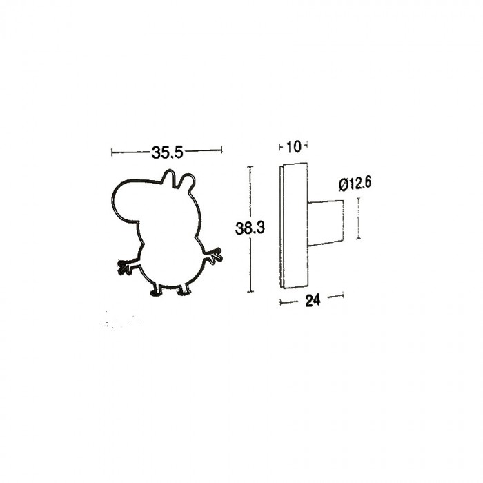 Παιδικό Πομολάκι Επίπλου George το Γουρουνάκι conset c849-p17