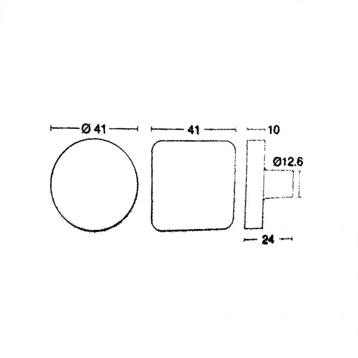 Παιδικό Πομολάκι Επίπλου Κύκλος Κίτρινος conset c849-p19x21