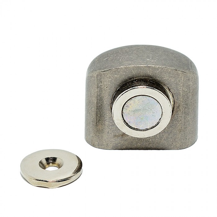 Στόπερ πόρτας-δαπέδου ds001-ras μαγνητικό ΝΙΚΕΛ ΑΝΤΙΚΕ