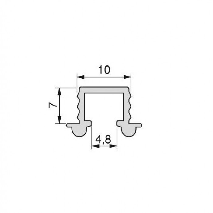 Μηχανισμός για μικρά συρόμενα πορτάκια Ready Emuca
