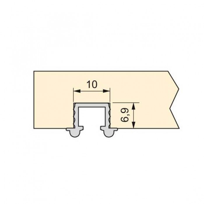Μηχανισμός για μικρά συρόμενα πορτάκια Ready Emuca