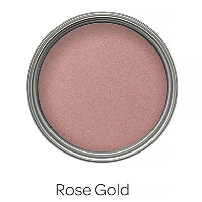 Μεταλλική βαφή ανώτερης μεταλλικής γυαλάδας CRAFTED ™ by Crown Rose Gold 1.25L