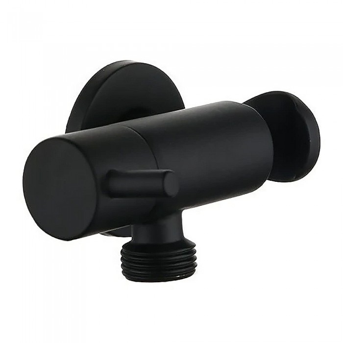 Διακόπτης μπιντέ Interflex Round Black 097077