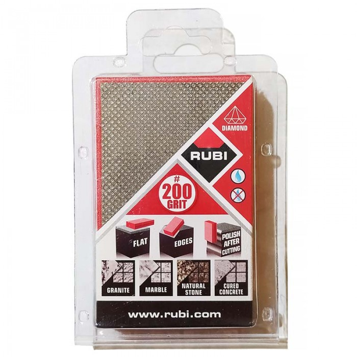 Σπόγγοι Καθαρισμού Ξηράς Κοπής RUBI P200 από καουτσούκ EVA για καλύτερη προσαρμογή στο χέρι 55x90mm 61976