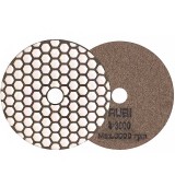 Δίσκος Ξηράς Λείανσης Velkro για Πέτρα - Γρανίτη - Μάρμαρο - Μπετό κ.α. 100mm Grit 3000 Rubi 62976