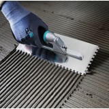 Σετ 6 Σπάτουλες με Δόντια 280x115mm ΜΥΣΤΡΙ ΙΝΟΧ με πλαστική Μαλακή Λαβή της Bihui Nothed Trowel Set PTSJG8
