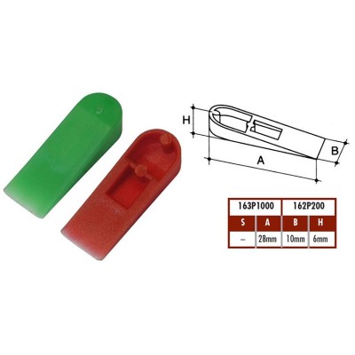 Σφήνες Αλφαδιάσματος Πλακιδίων Raimondi S.A.P. 3 6mm Σε Σακούλα των 200 Τεμαχίων ART. 162P200