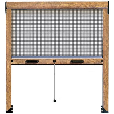 Σήτα ελατηρίου κάθετης κίνησης με κουτί 41mm σε χρώμα απομίμησης Ξύλου Golden Oak