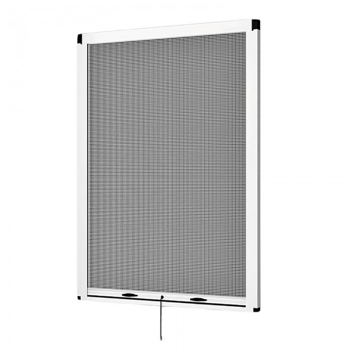 Σήτα ελατηρίου κάθετης κίνησης για κουφώματα παραθύρων με έλλειψη διαθέσιμου χώρου τοποθέτησης σε Λευκό χρώμα