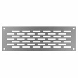 Κάλυμμα Σχάρας Αερισμού 5x15cm Αλουμίνιο Ματ